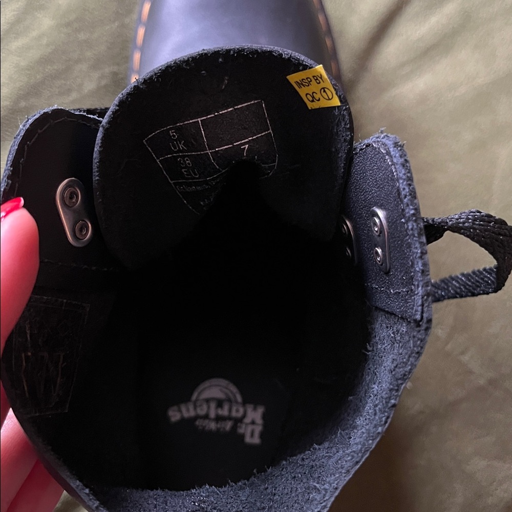 Doc Martens Black Lace-Up Ankle Boots - Picture 7 of 7